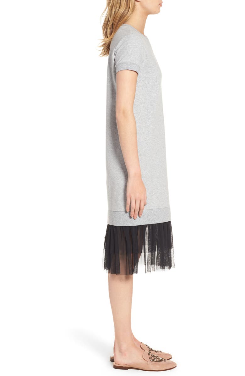 Chelsea28 Ruffle Hem Midi Dress, Alternate, color, 