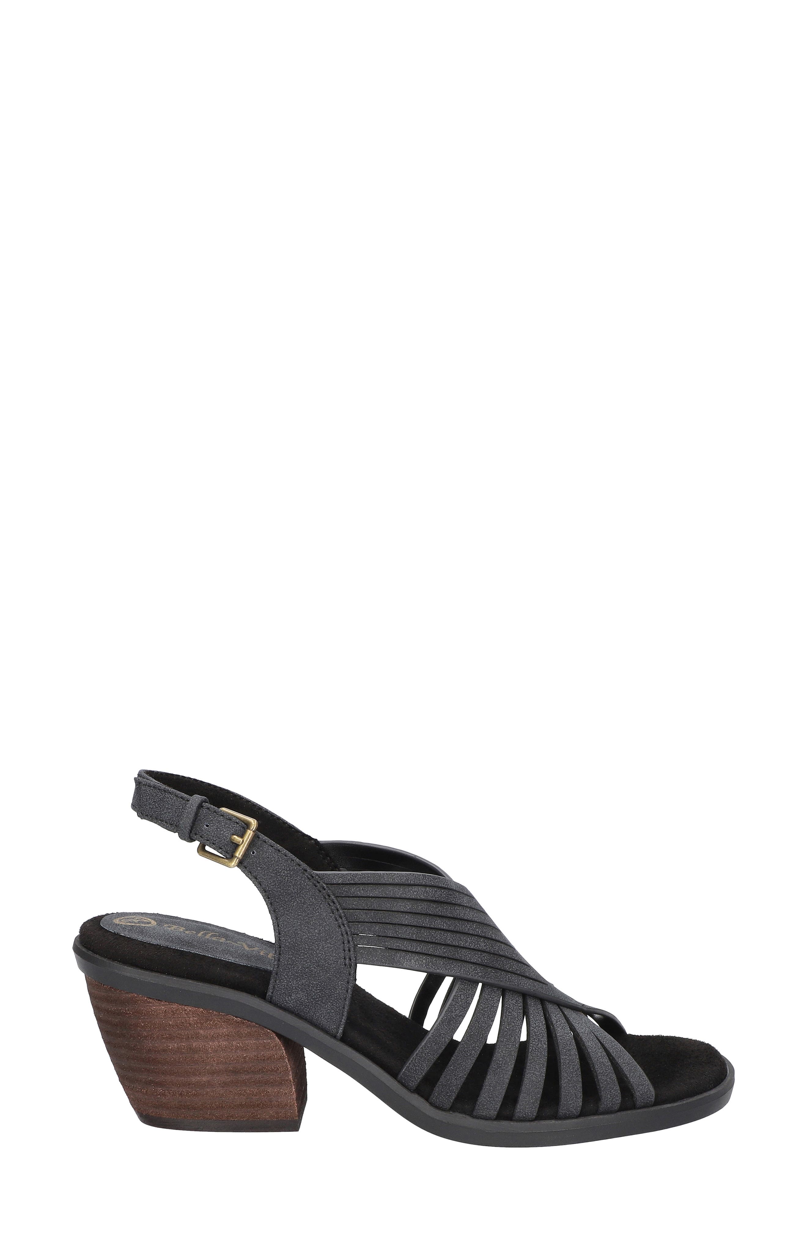 Gena Slingback Sandal, Alternate, color, BLACK