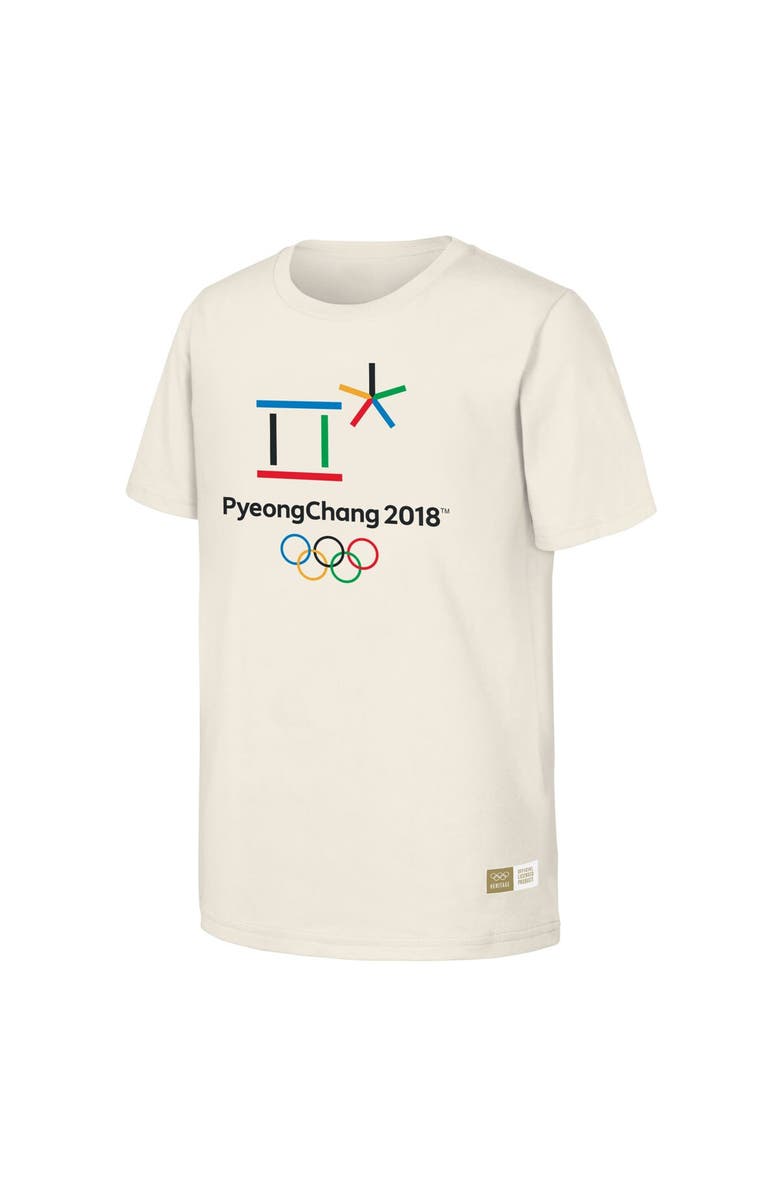 Outerstuff Men's Natural 2018 PyeongChang Games Olympic Heritage T-Shirt, Alternate, color, Natural