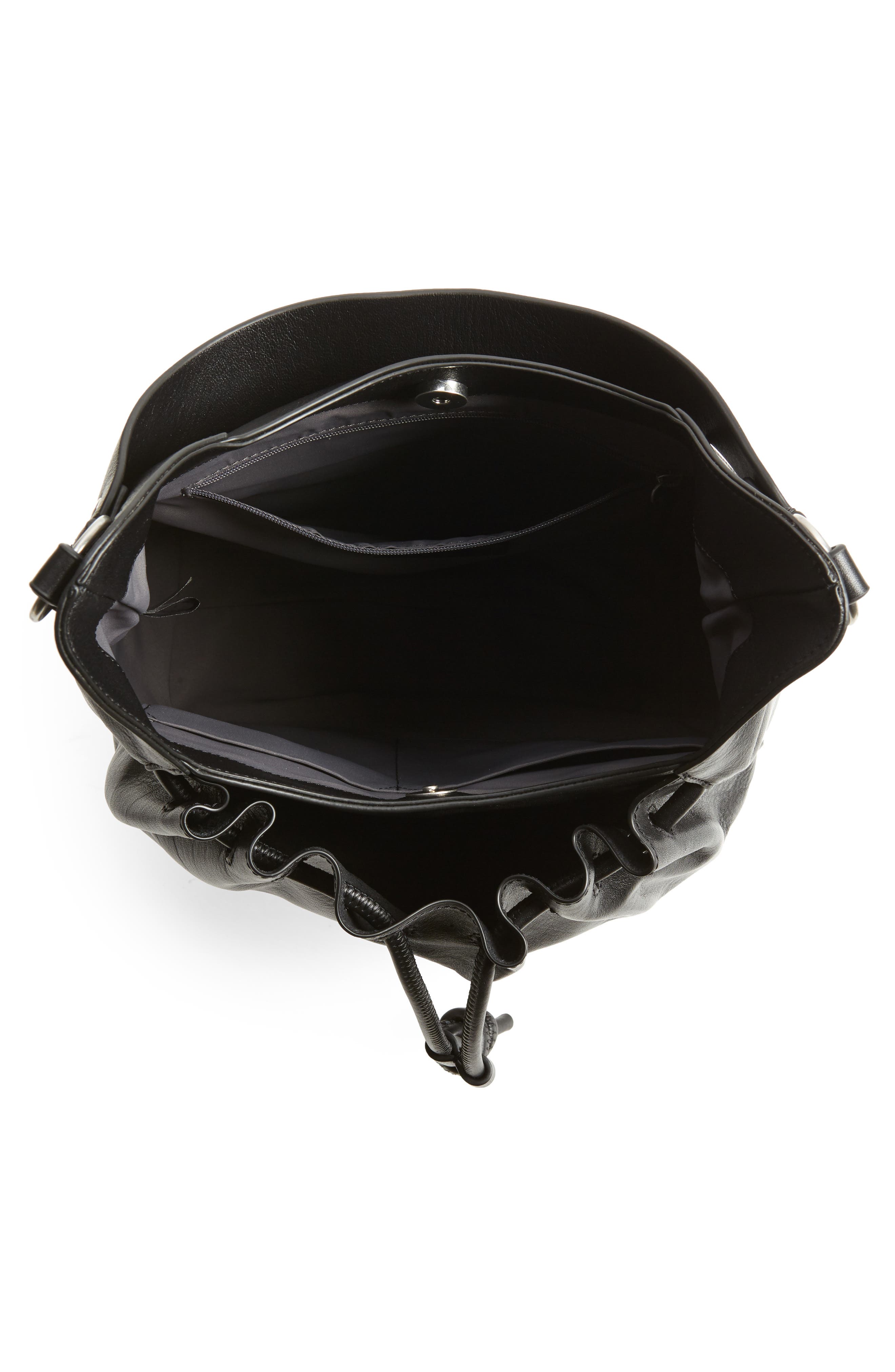 Treasure & Bond Delaney Drawstring Leather Hobo, Alternate, color, 