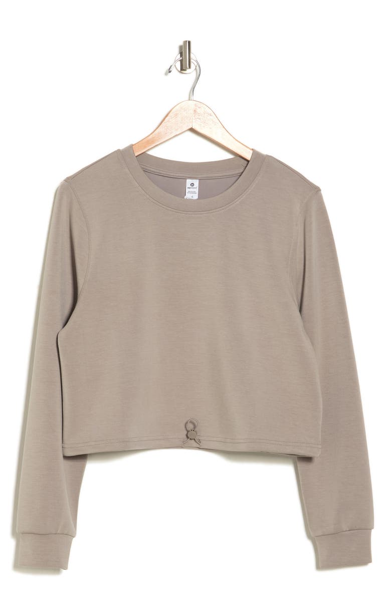 90 DEGREE BY REFLEX Scuba Sweatshirt, Alternate, color, 