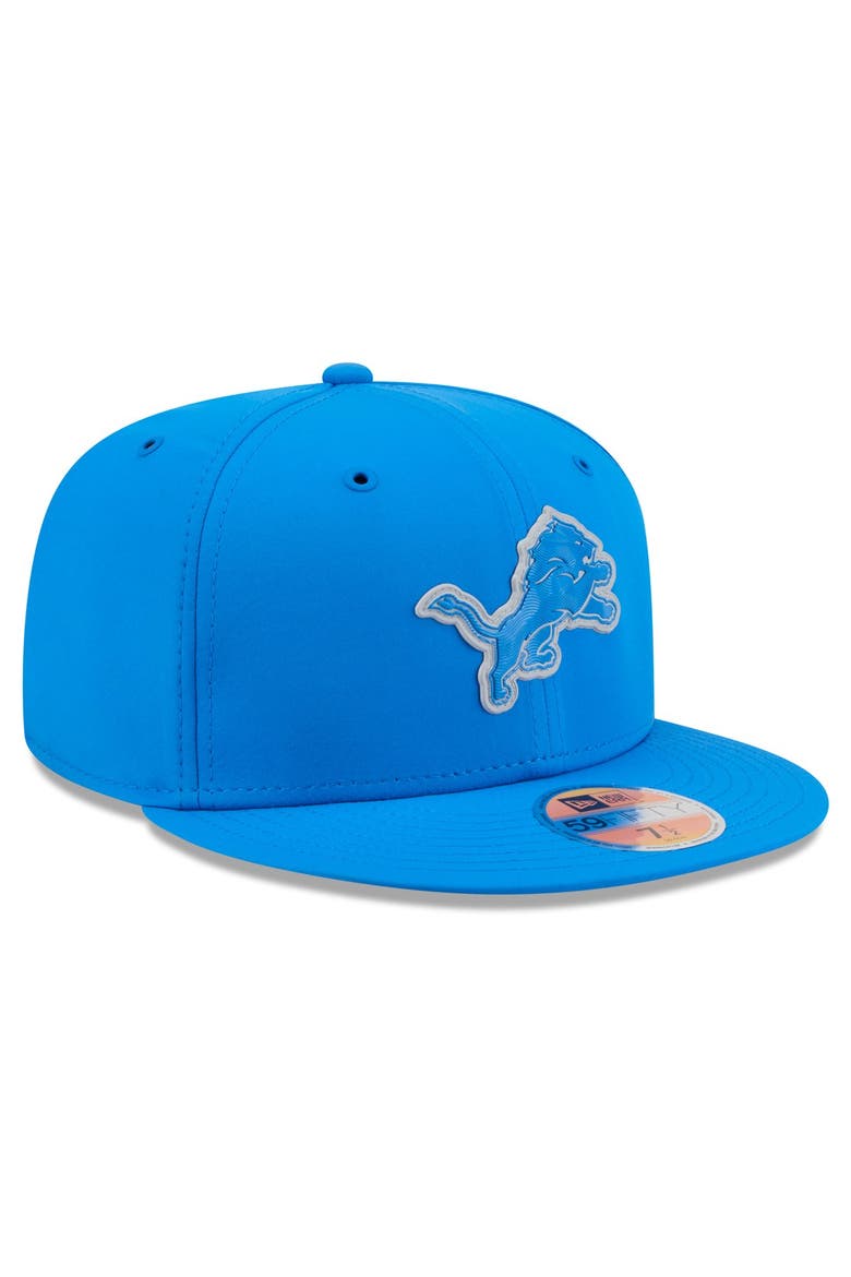Men's New Era Blue Detroit Lions 2026 Sideline 59FIFTY Fitted Hat, Alternate, color, Blue