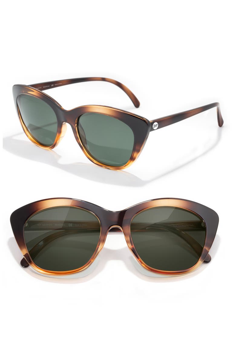 Mattinas 52mm Polarized Sunglasses, Main, color, TORTOISE FOREST