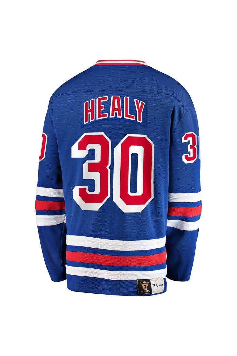 Men's Fanatics Branded Glenn Healy Blue New York Rangers Premier Breakaway Retired Player Jersey, Alternate, color, Blue