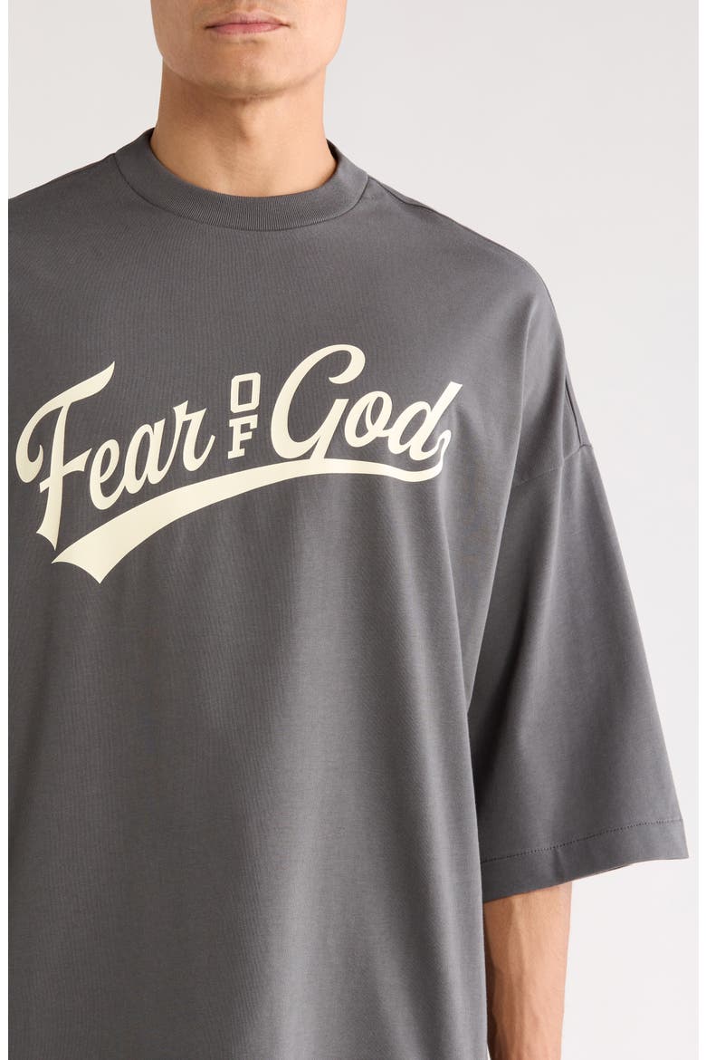 Merch Logo Graphic Cotton T-Shirt, Alternate, color, IRON GREY
