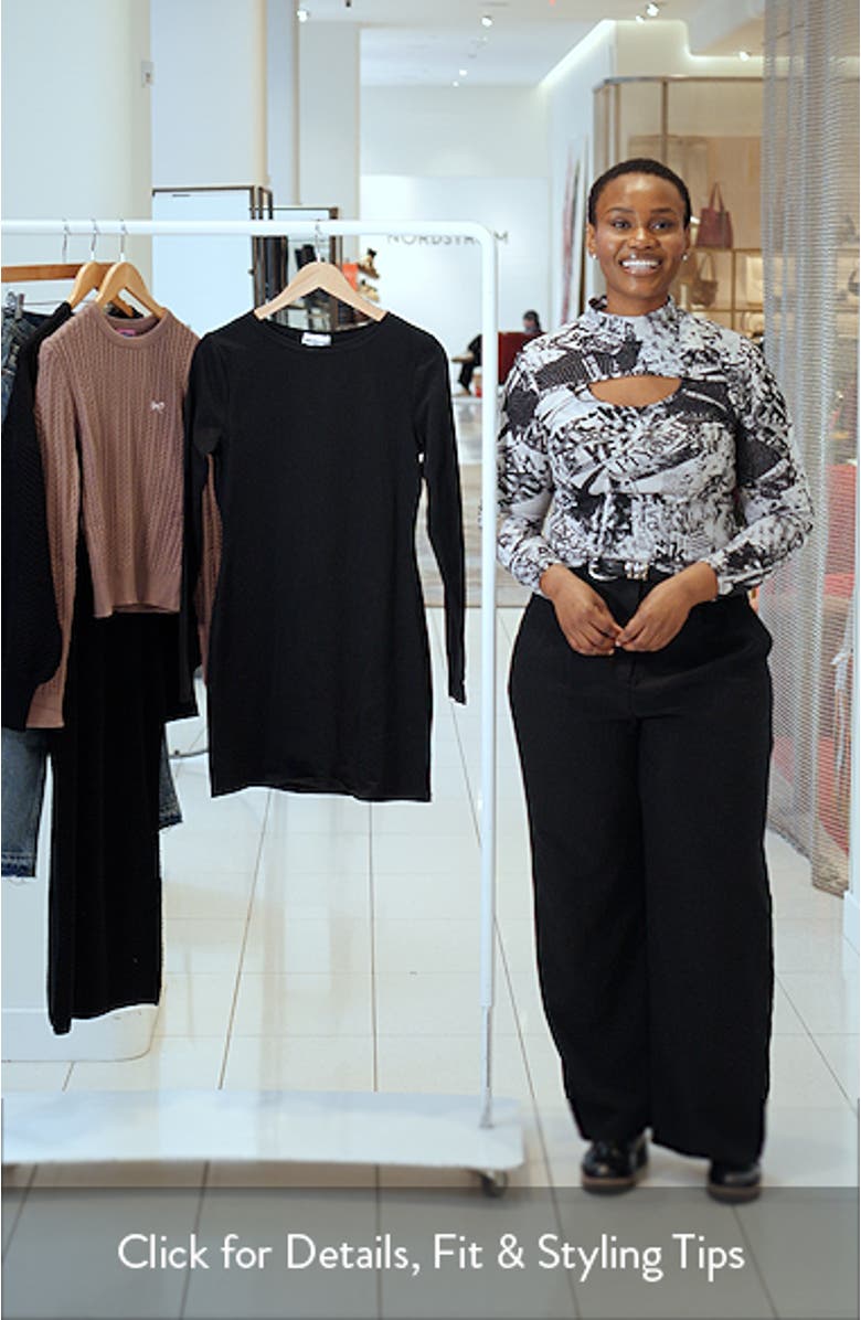 Lex Long Sleeve Minidress, sales video thumbnail