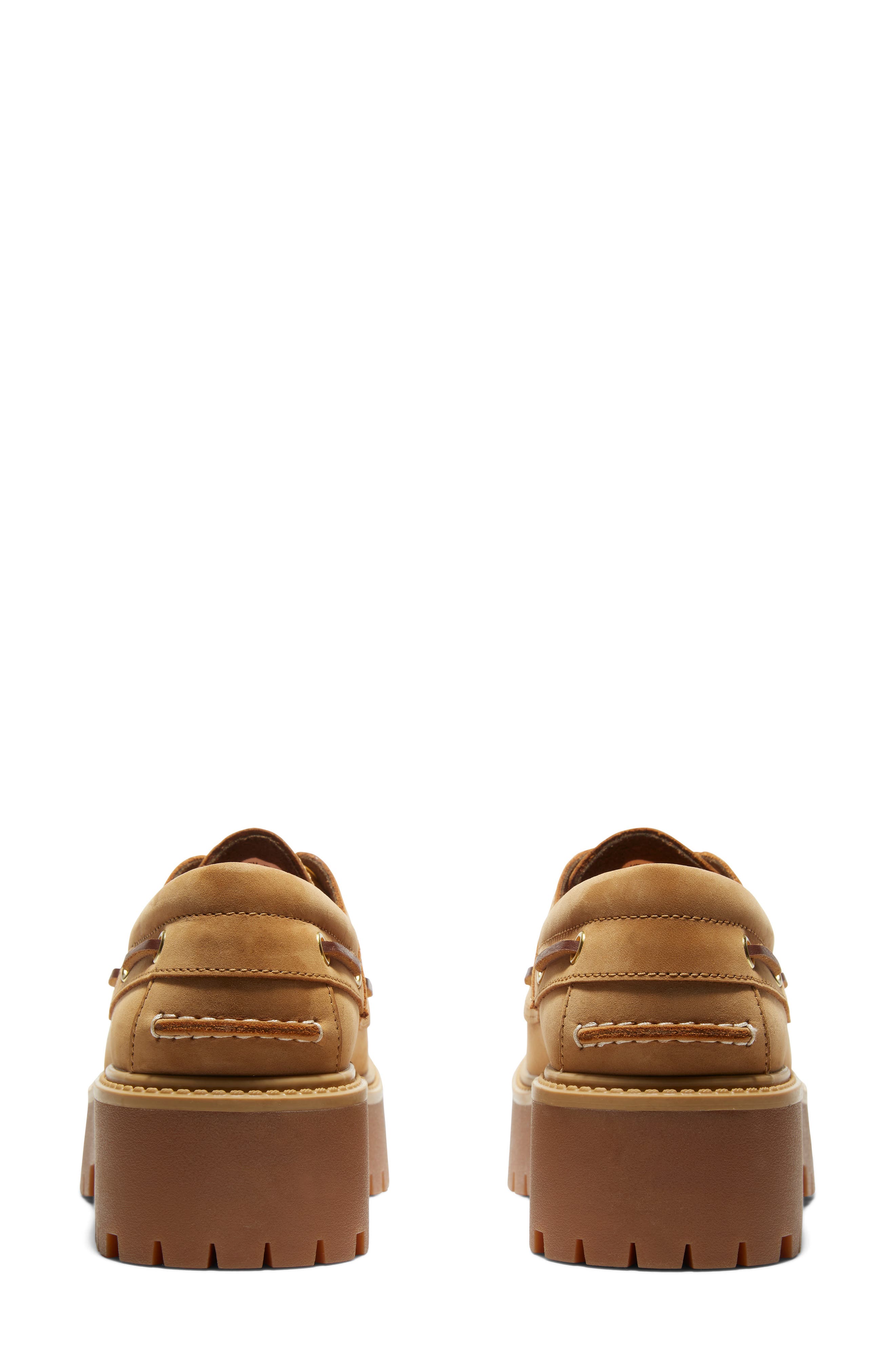 Stone Street Platform Boat Shoe, Alternate, color, WHEAT