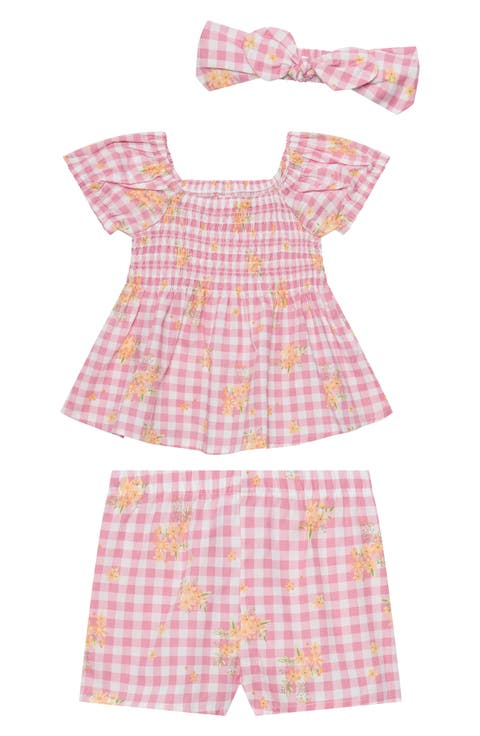 Flower Tunic, Shorts & Headband Set (Baby)