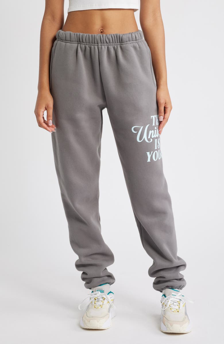 THE MAYFAIR GROUP The Universe Graphic Joggers, Main, color,