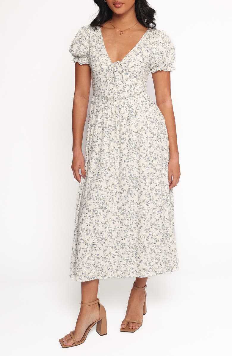 Petal & Pup Mildred Floral Print Maxi Dress, Main, color, Floral