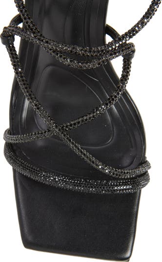 Beatrixed Ankle Wrap Sandal