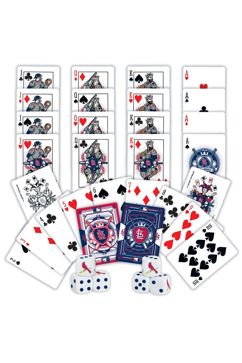 St. Louis Cardinals Playing Cards & Dice, Alternate, color, Multicolor