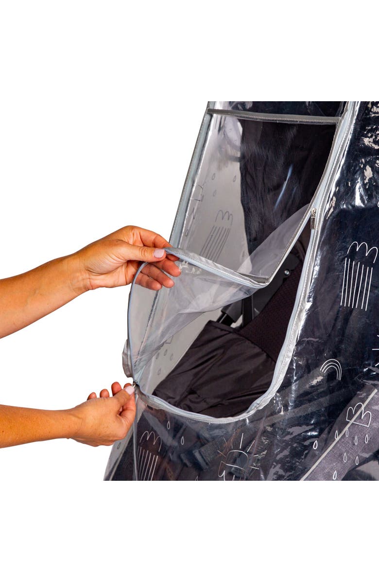 J.L. Childress Deluxe Stroller Rain Cover - Universal Stroller cover, Clear, Alternate, color, Clear