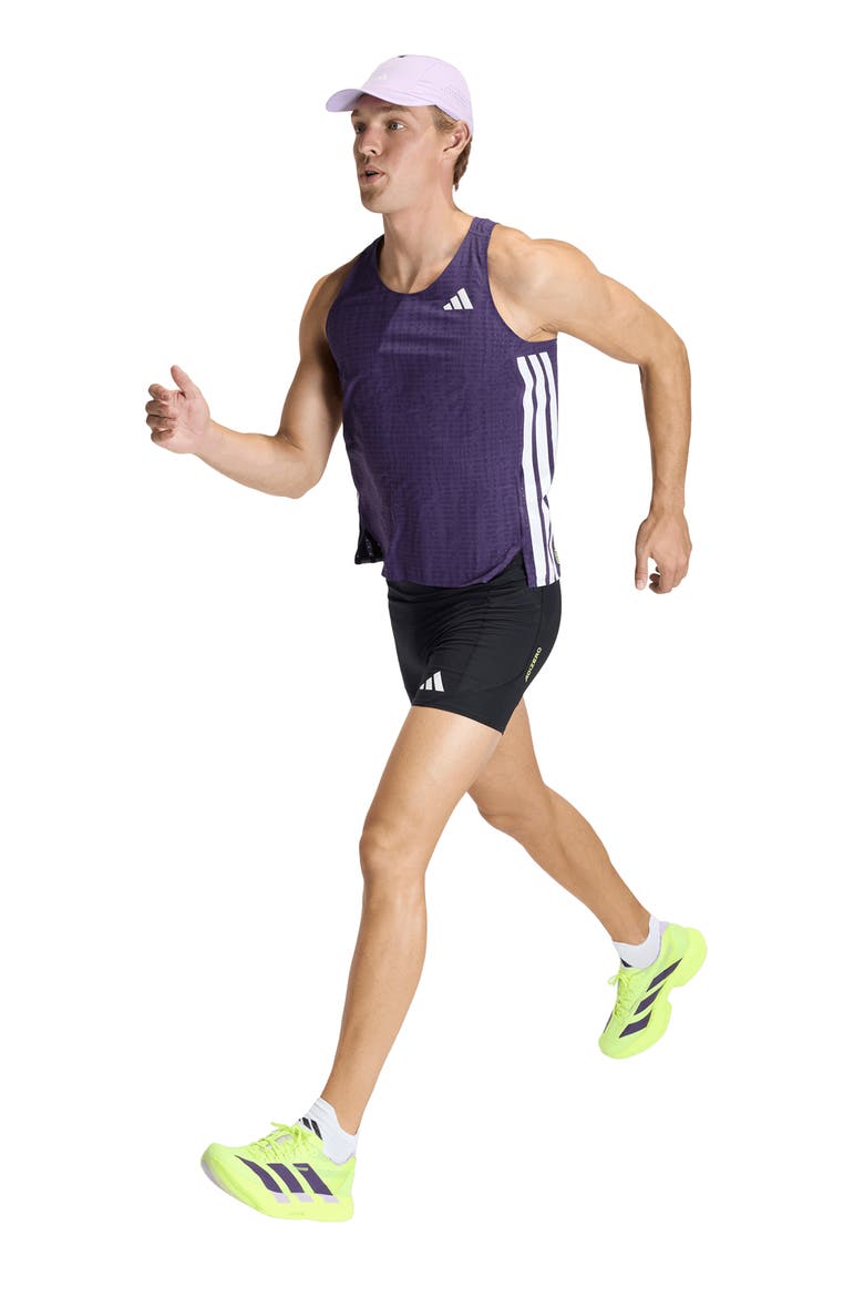 Adizero Short Performance Tight Shorts, Alternate, color, BLACK