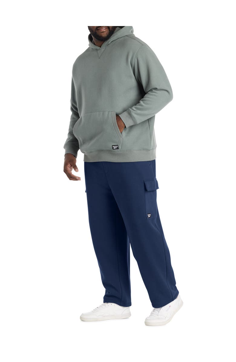 Reebok Big & Tall Performance Supersoft Cargo Sweatpants, Alternate, color, Collegiate Navy