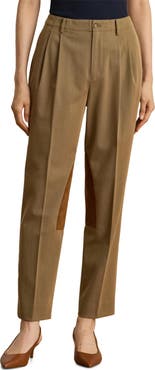 Lauren Ralph Lauren Suede Trim Jodhpur Pants