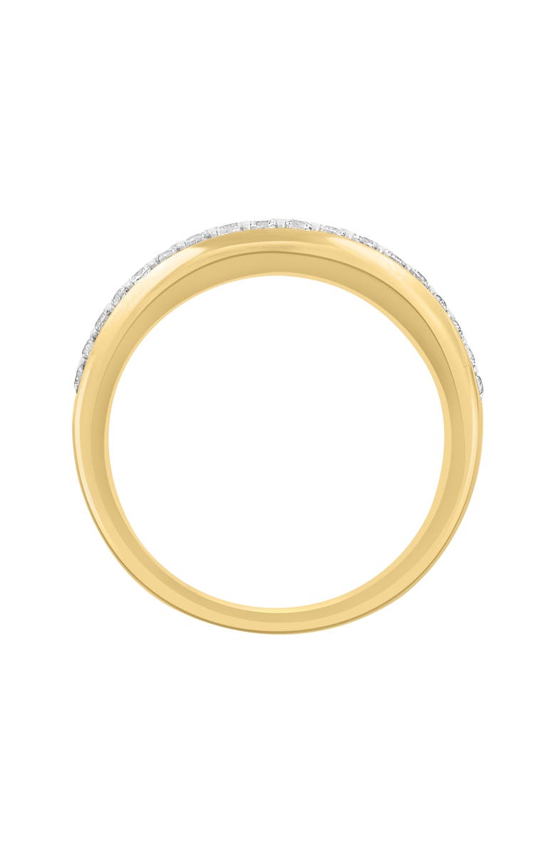 EFFY Men's Sterling Silver Pavé Zircon Ring, Alternate, color, Yellow