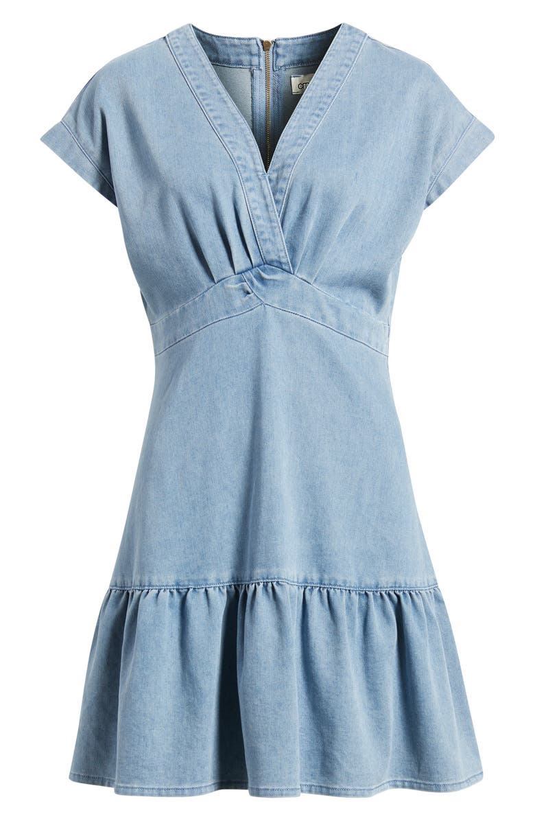 CITY BLUES Denim Minidress, Alternate, color, 