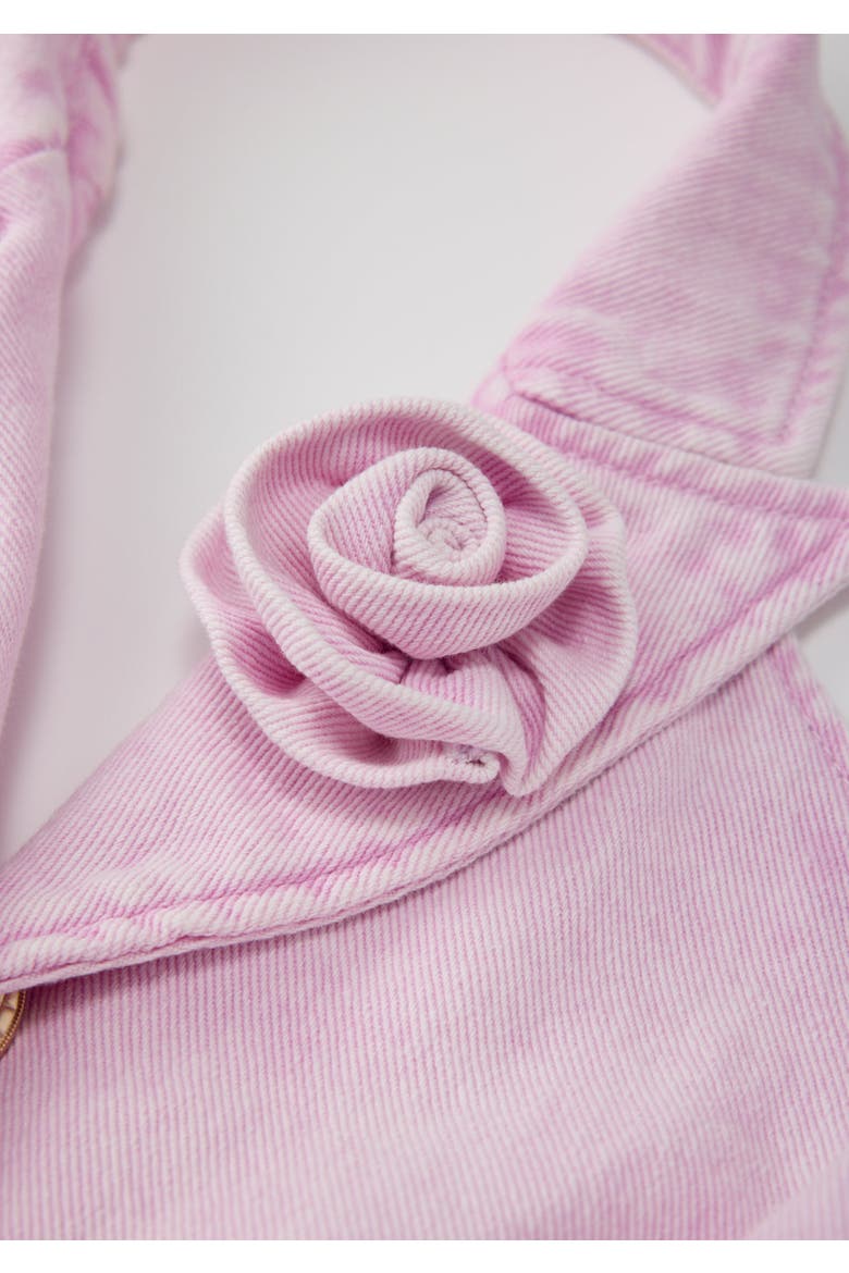 Catalina Denim Mini Dress, Alternate, color, Pink