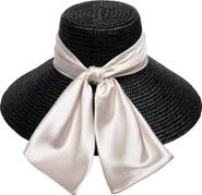 Eugenia Kim Mirabel Bow Straw Sun Hat