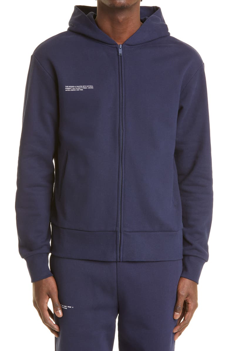 PANGAIA 365 Unisex Organic Cotton Zip Hoodie, Main, color,