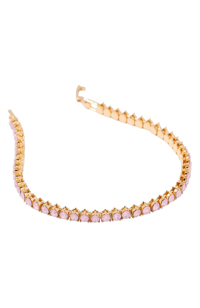 Brook and York Isabella Blush Tennis Bracelet, Alternate, color, Gold/ Pink