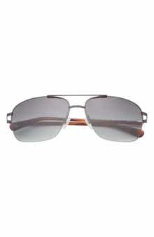 Ted Baker London 59mm Rimless Navigator Sunglasses