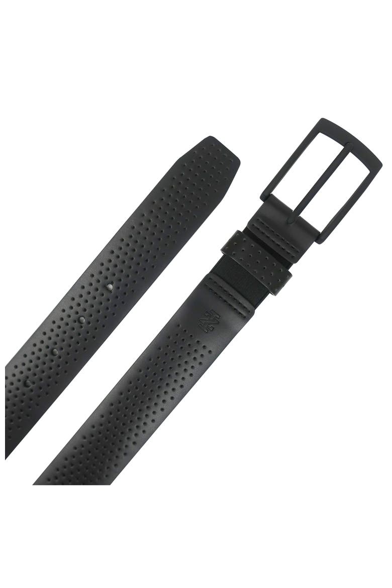 Comfort Stretch Perforated Leather Golf Belt, Alternate, color, Black
