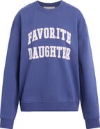 Favorite Daughter Collegiate Cotton Blend Sweatshirt