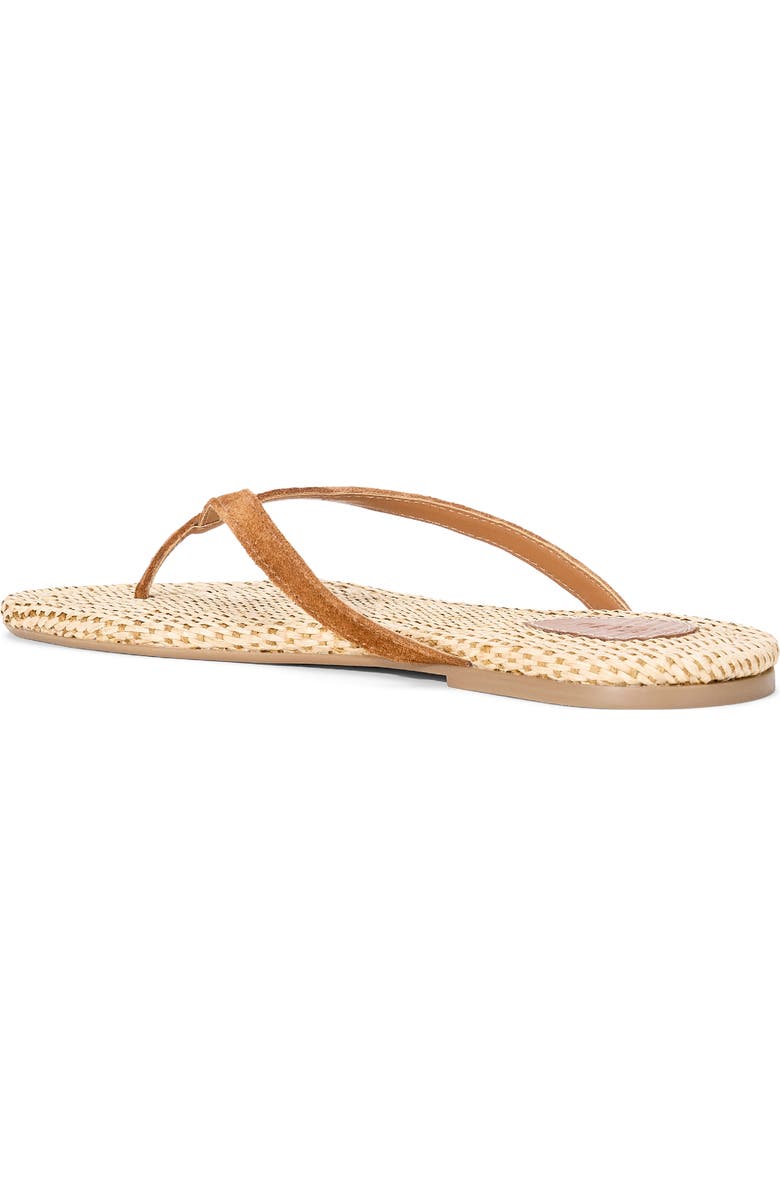 STAUD Freja Thong Slide Sandal, Alternate, color, Tabac