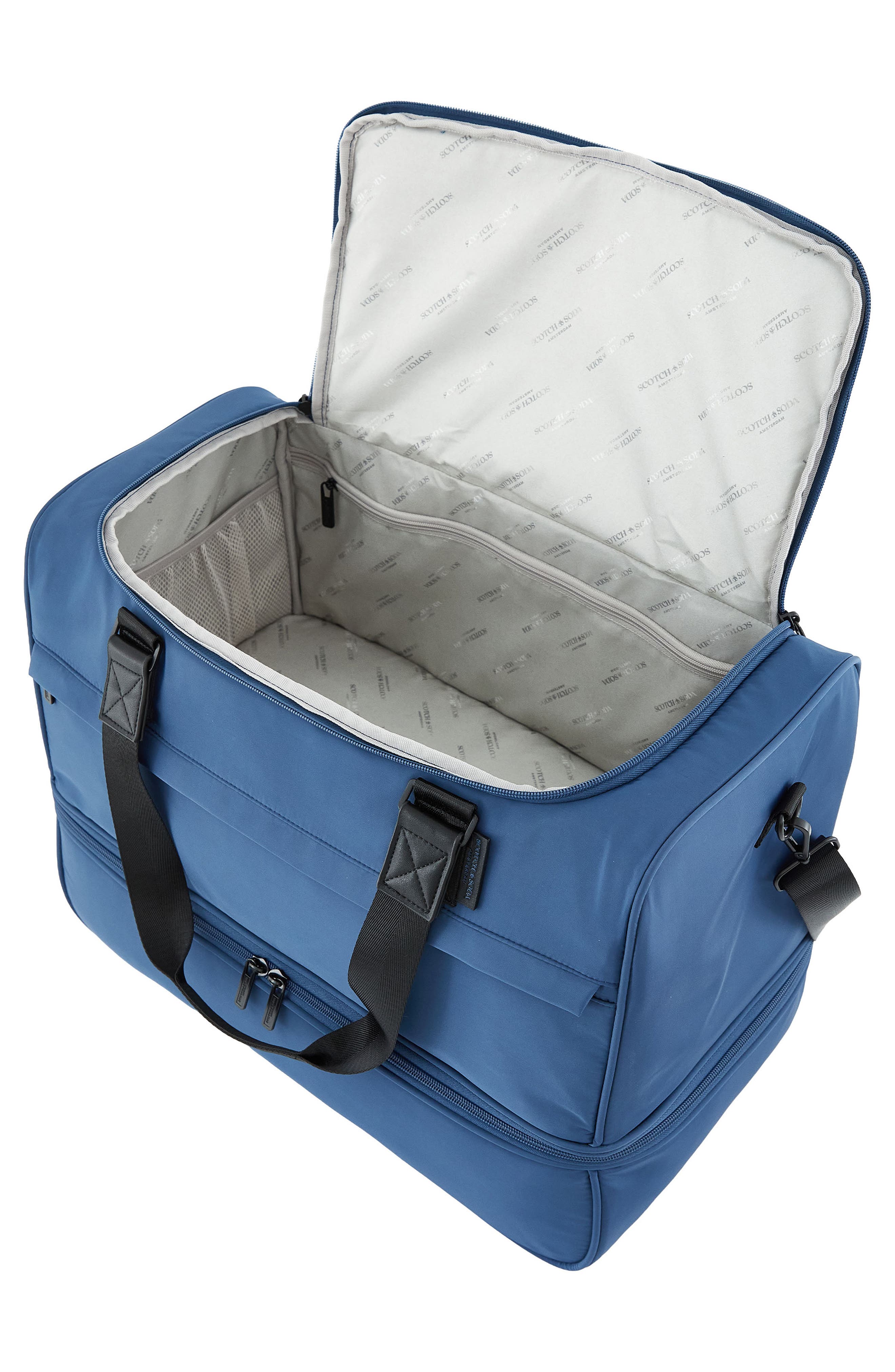Scotch & Soda Eindhoven Two-Section Weekender Bag, Alternate, color, Ocean Blue