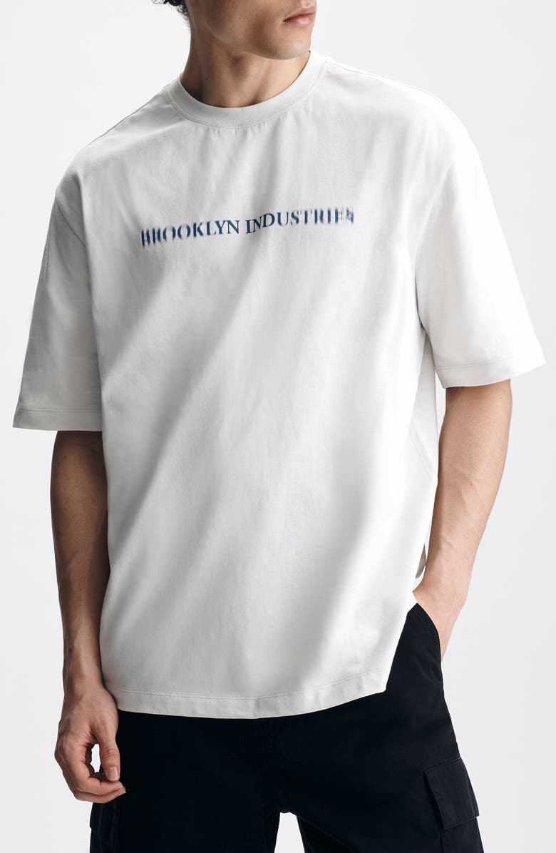 Brooklyn Industries Loose Fit Logo Graphic T-Shirt, Main, color, 
