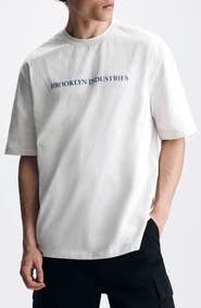 Brooklyn Industries Loose Fit Logo Graphic T-Shirt