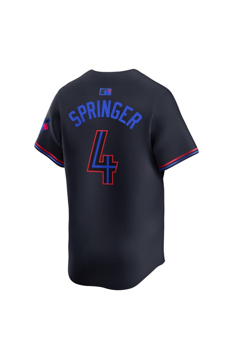 Nike Men's Nike George Springer Black Toronto Blue Jays 2024 City Connect Limited Player Jersey, Alternate, color, 