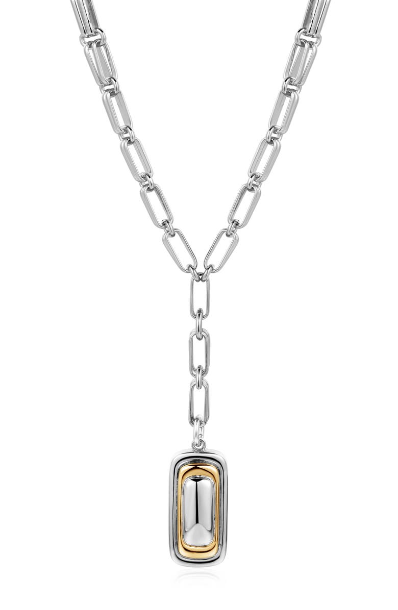 Luv AJ Dalia Two-Tone Y-Necklace, Main, color, 
