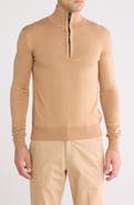 BOSS Amac Quarter Zip Sweater