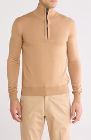 BOSS Amac Quarter Zip Sweater