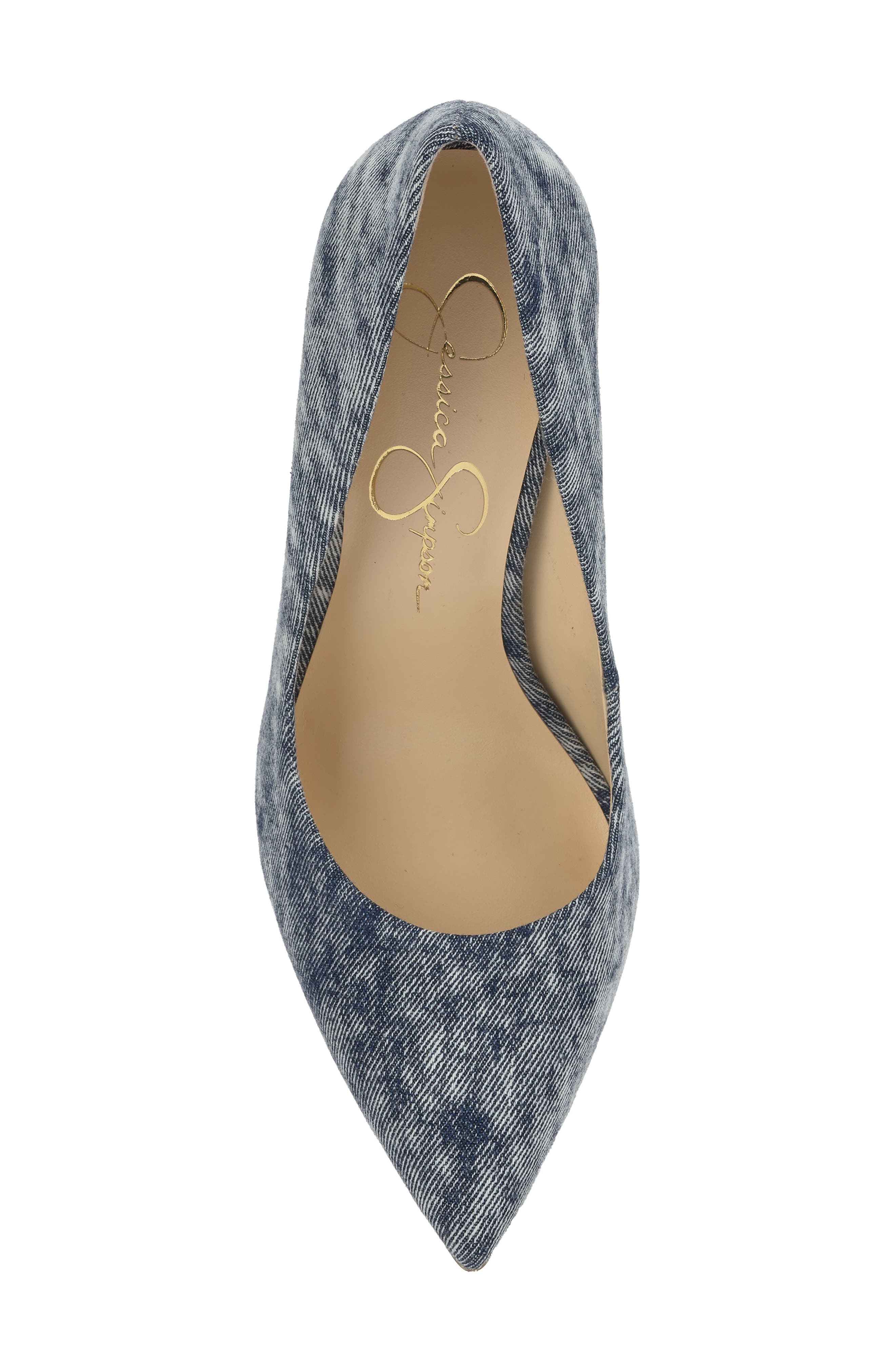 Jessica Simpson Cassani Pointy Toe Pump, Alternate, color, Shadow Blue