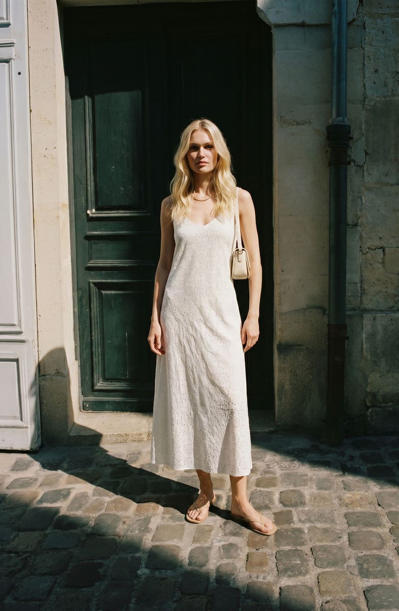 VERO MODA Tassa Liv Midi Dress, Alternate, color, 