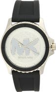 Michael Kors Everest Silicone Strap Watch