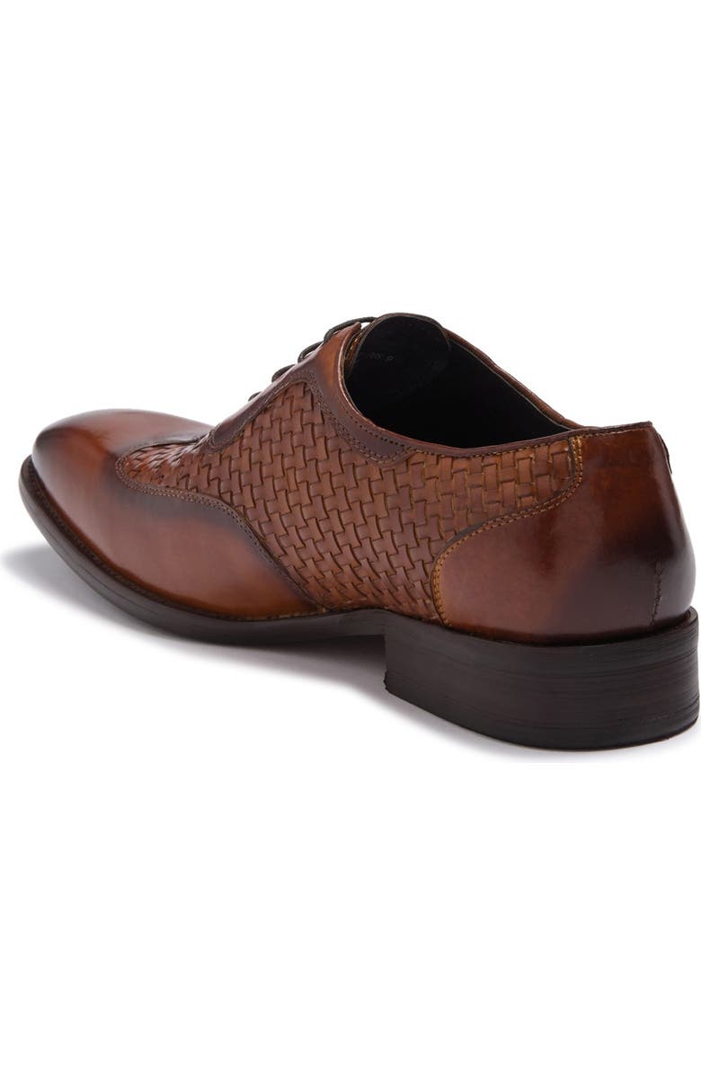 Maison Forte Lisbon Woven Leather Oxford, Alternate, color,