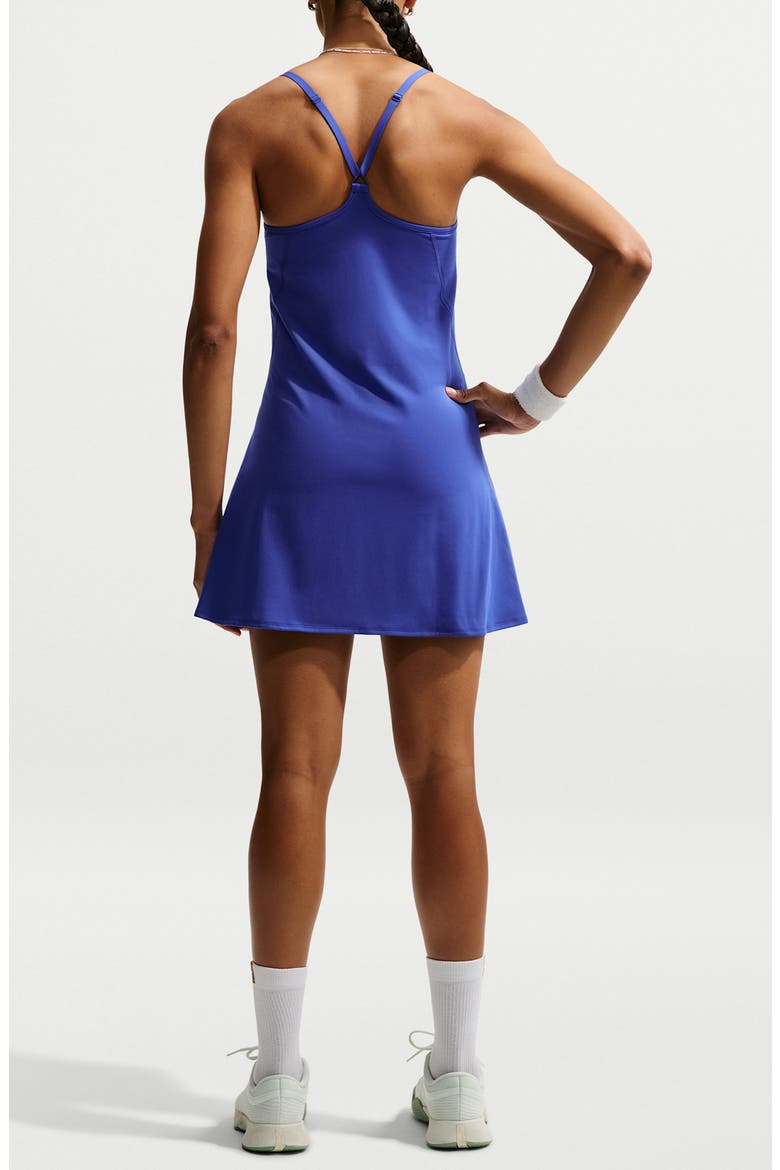 NikeCourt Advantage Dri-FIT Tennis Dress, Alternate, color, OLD ROYAL/ WHITE