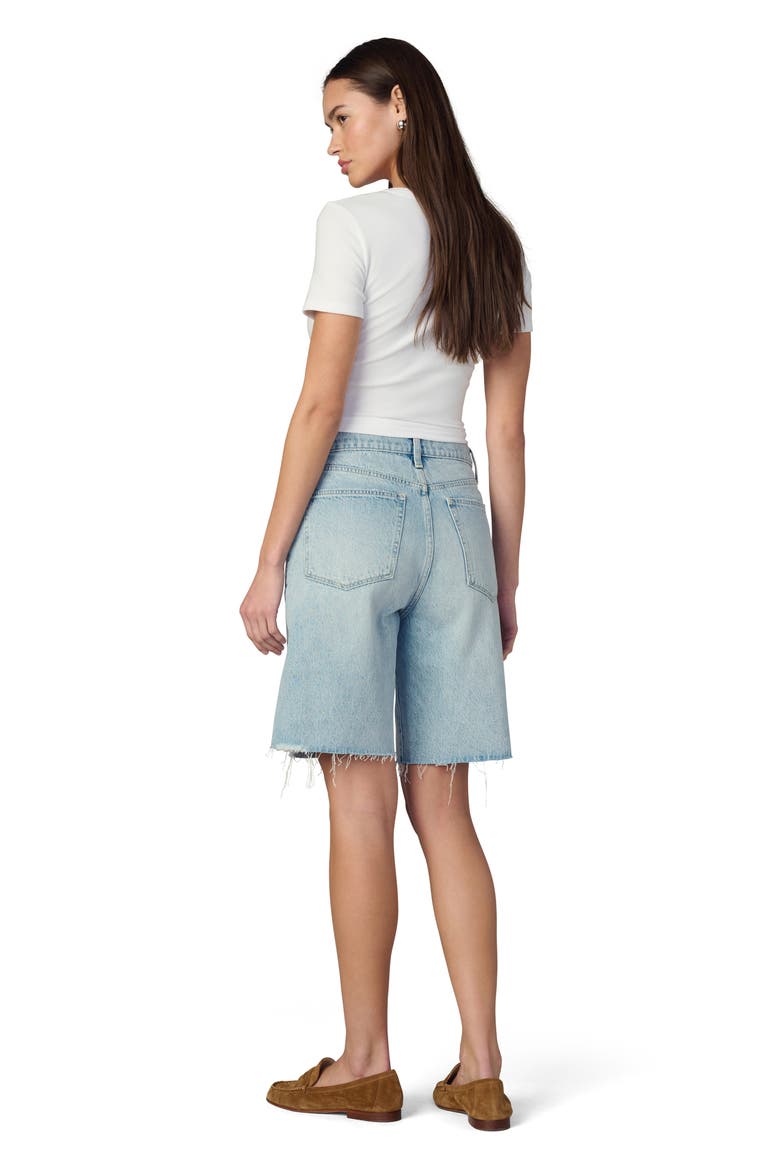 The Ryan Low Slung Cutoff Bermuda Denim Shorts, Alternate, color, GENTLE