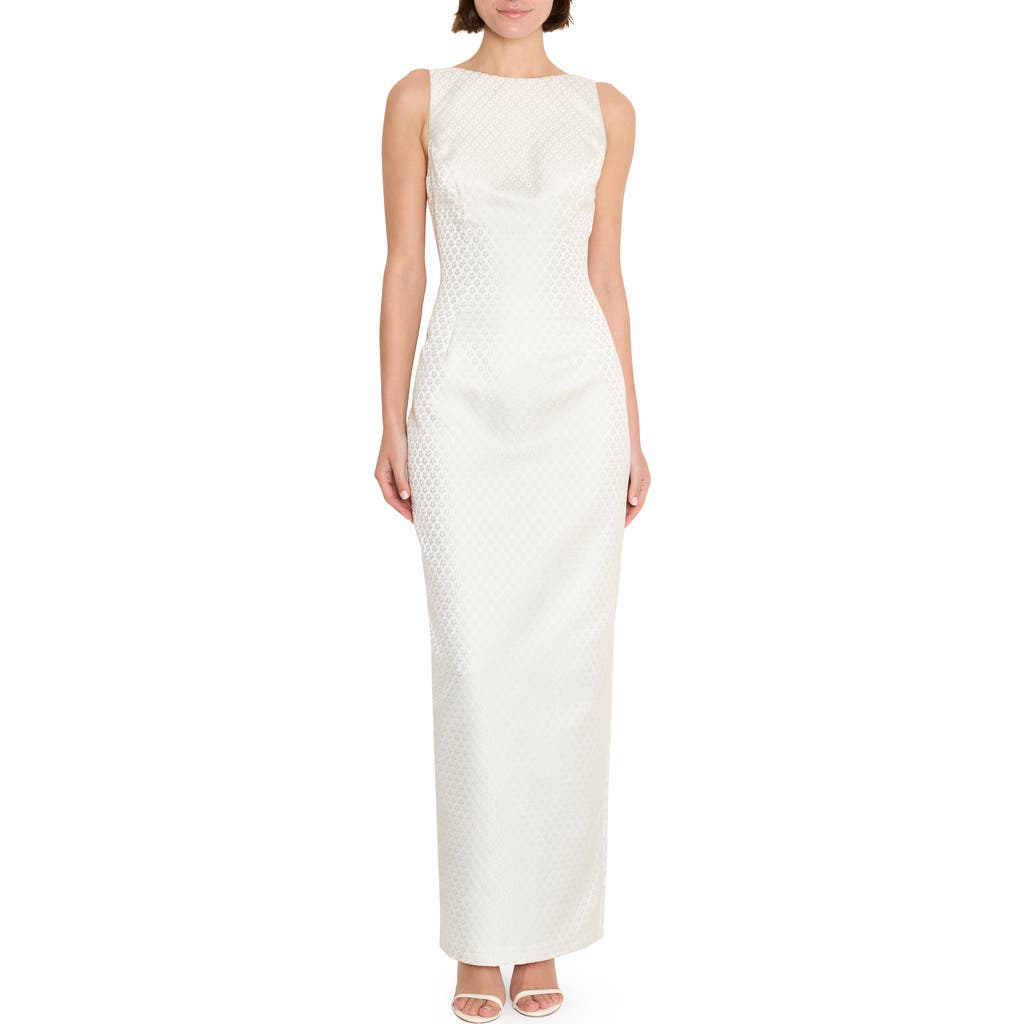 Amanda Uprichard Marbella Maxi Dress In Feather In White