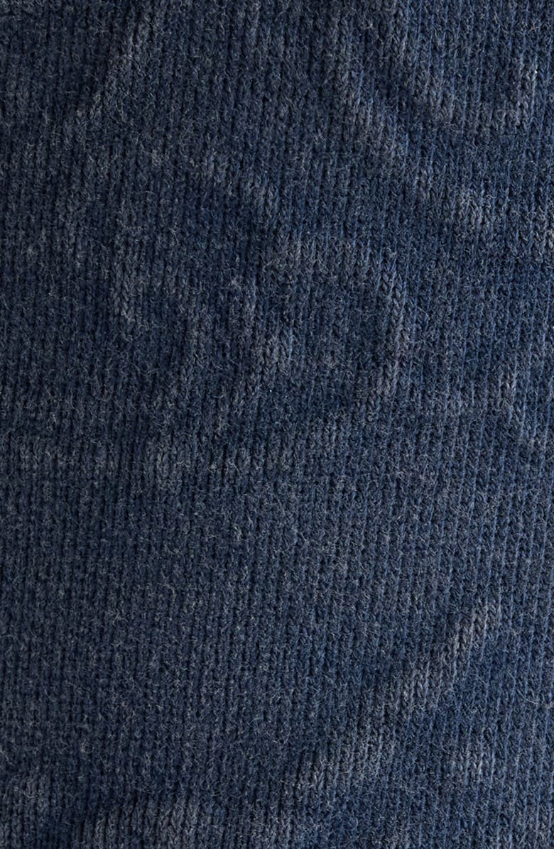 Acne Studios Felly Logo Embossed Zip Hoodie, Alternate, color, Navy Blue