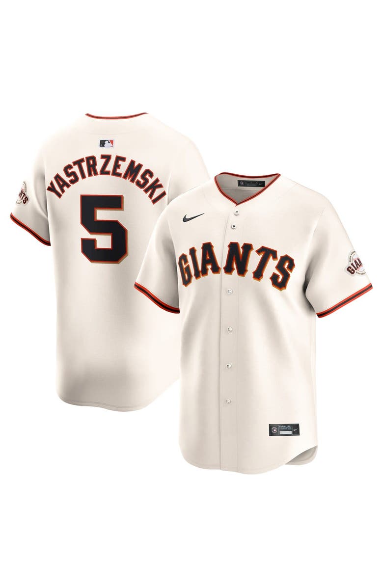 Nike Men's Nike Mike Yastrzemski Cream San Francisco Giants Home Limited Player Jersey, Alternate, color,
