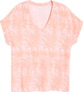 Tommy Bahama Kauai Palm Bay Print Cotton Blend T-Shirt