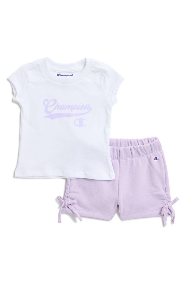 Champion Graphic T-Shirt & Shorts Set, Main, color, 