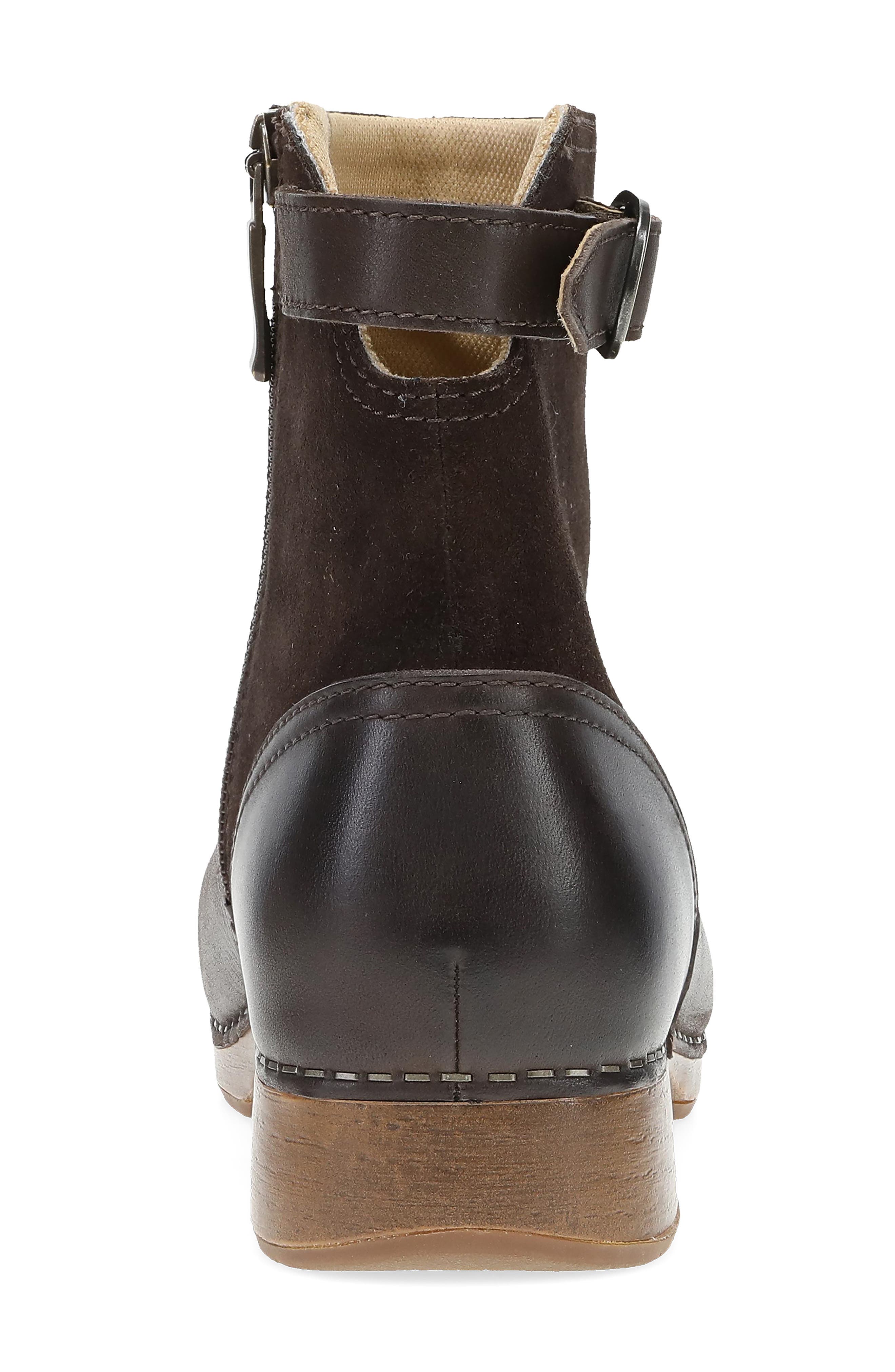 Monique Bootie, Alternate, color, CHOCOLATE BURNISHED CALF