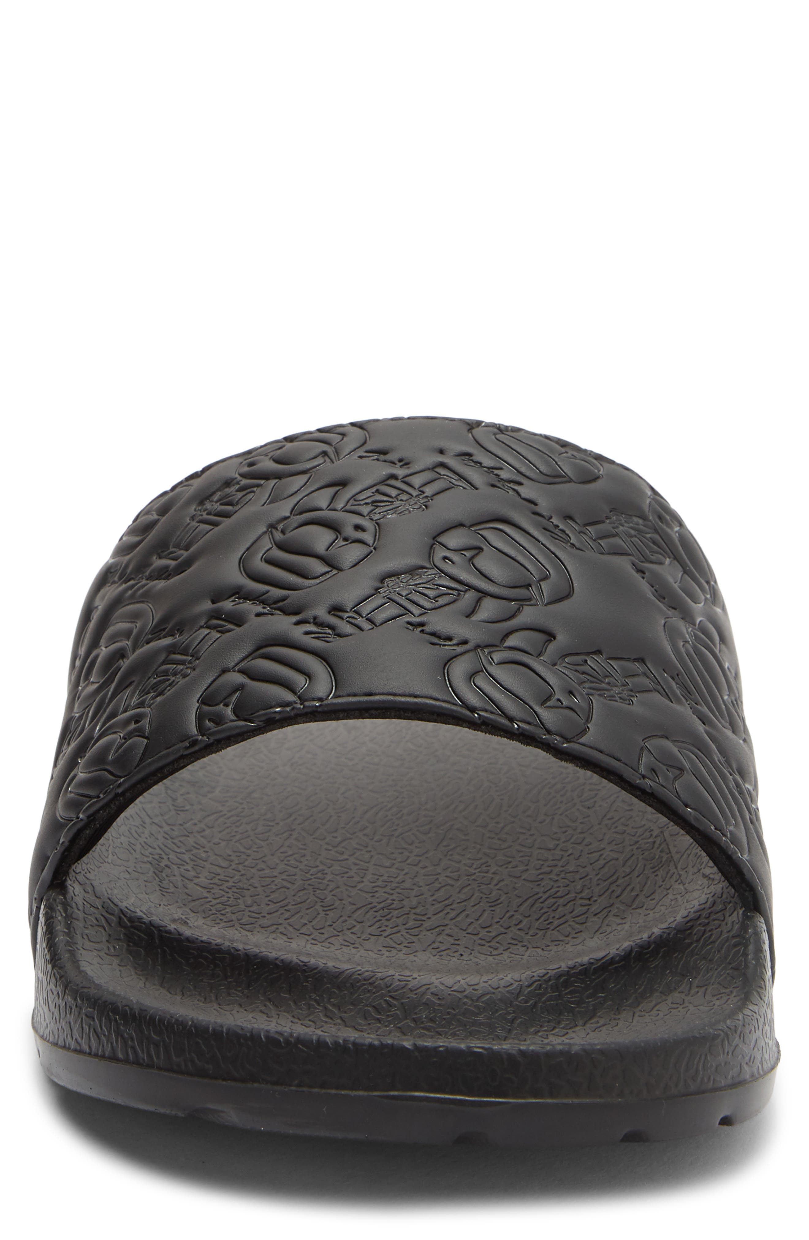 KARL LAGERFELD PARIS Prewitt Banded Slide Sandal, Alternate, color, Black